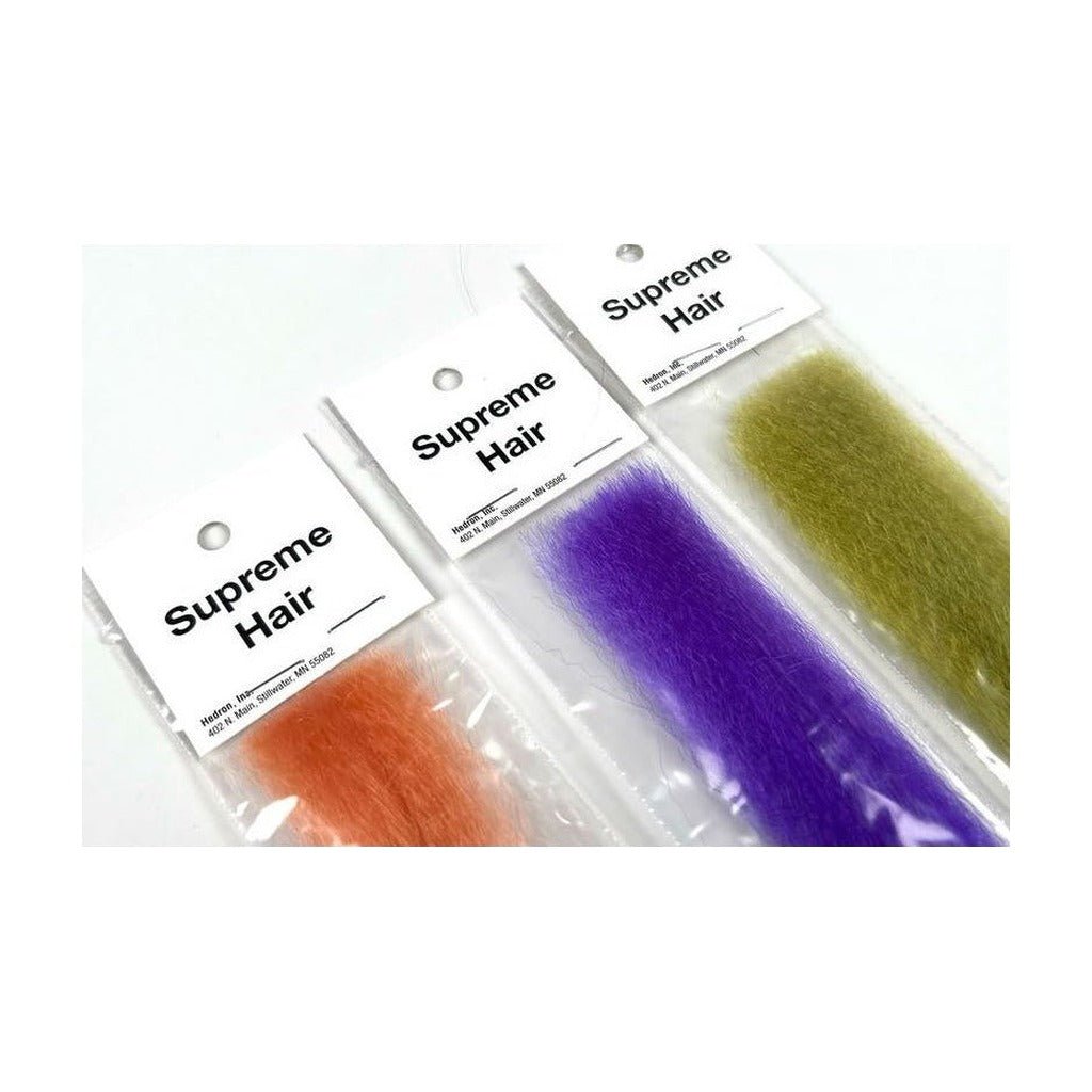 Hareline Supreme Super Hair - Synthetic Fibers & Flash - Fly Fish Food