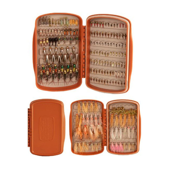 Tacky Pescador Fly Box - Small - Burnt Orange - Fly Boxes - Fly Fish Food