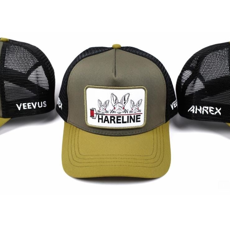 Hareline Logo Trucker Cap - Hats - Fly Fish Food