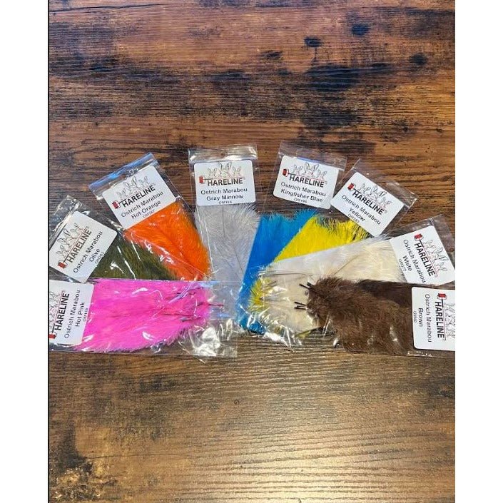 Ostrich Marabou - Feathers & Marabou - Fly Fish Food