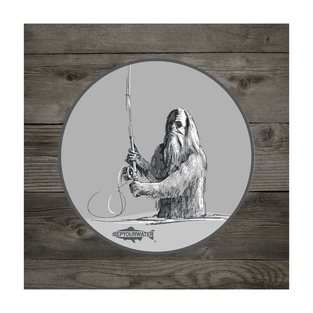 Rep Your Water - Swing. Squatch. Repeat. Sticker - Stickers - Fly Fish Food