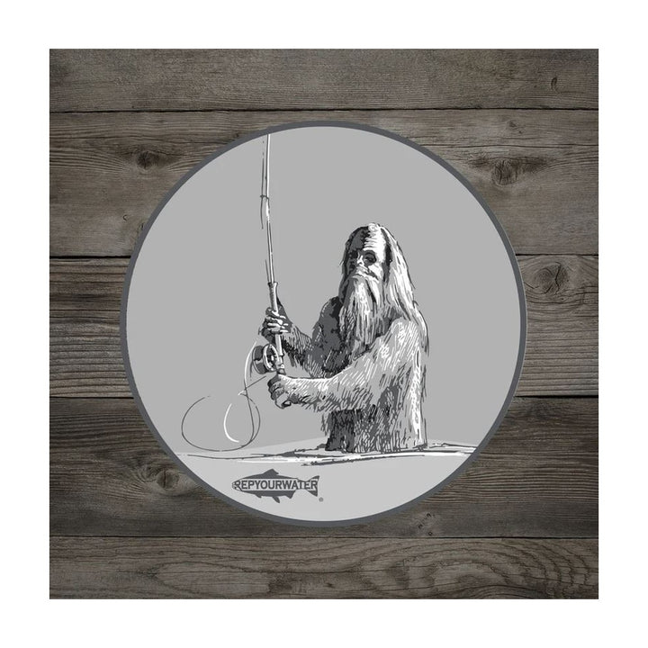 Rep Your Water - Swing. Squatch. Repeat. Sticker - Stickers - Fly Fish Food