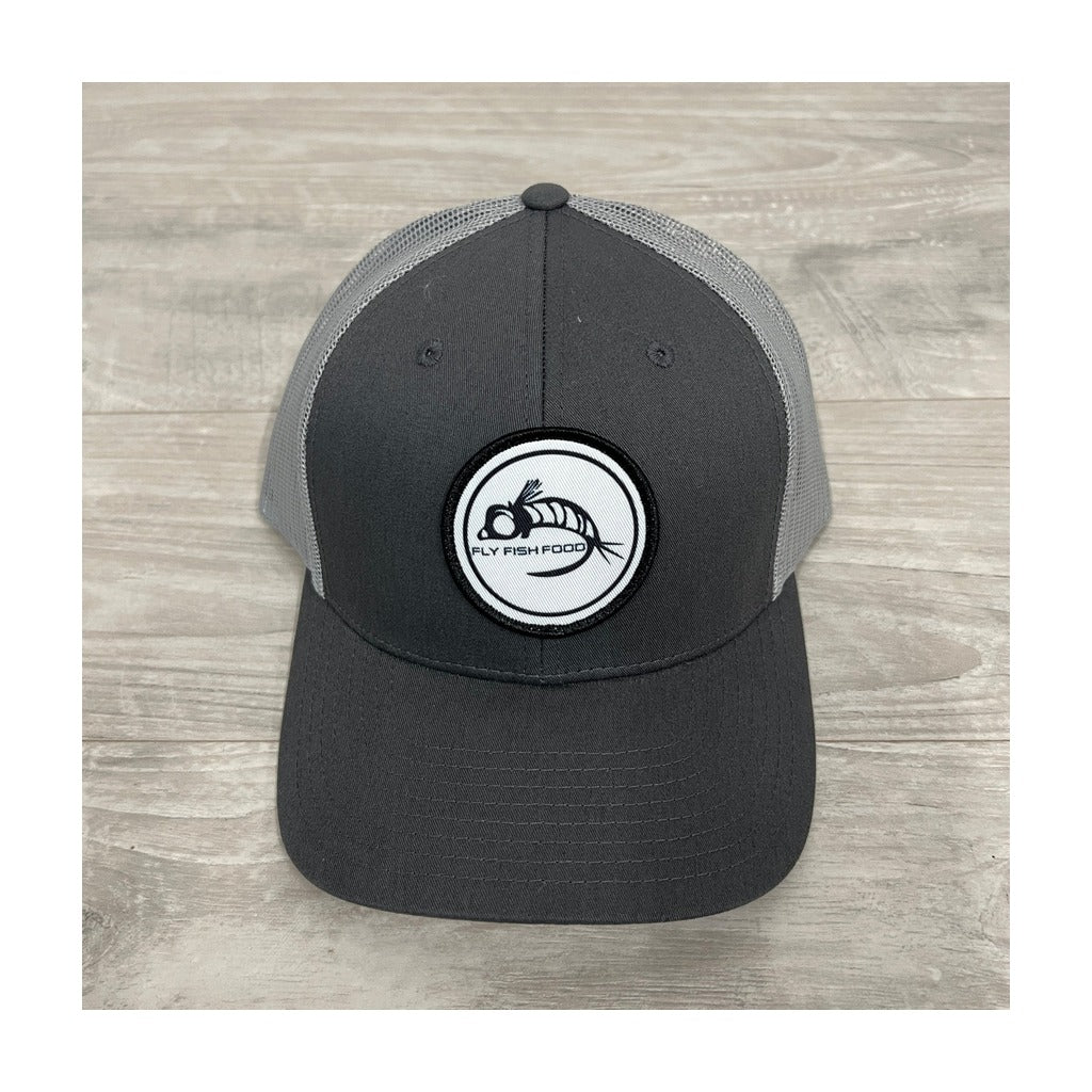 Fly Fish Food Logo Hat - Charcoal/Grey - Hats - Fly Fish Food