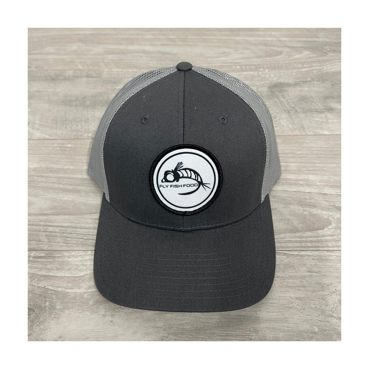 Fly Fish Food Logo Hat - Charcoal/Grey - Hats - Fly Fish Food