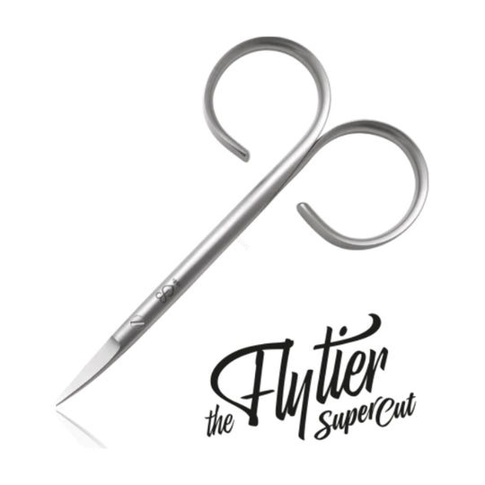 Renomed - Fly Tying Scissors - The FlyTier Curved - Fly Tying Accessories - Fly Fish Food