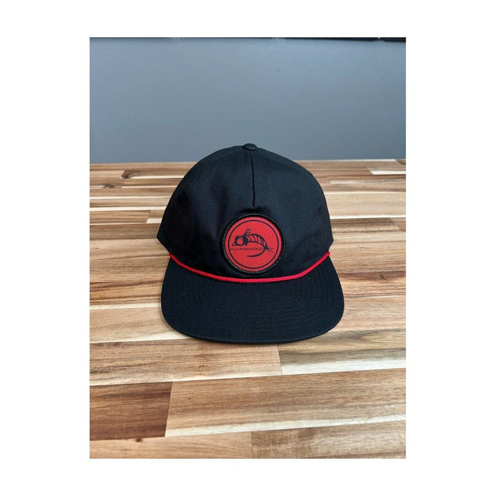 Fly Fish Food Logo Hat - Black/Red Band - Hats - Fly Fish Food