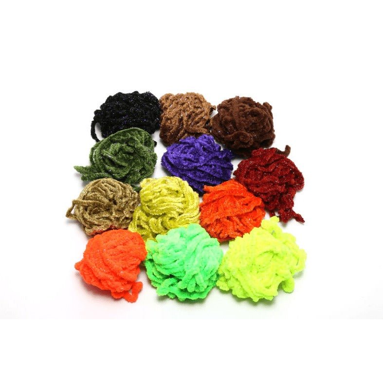 Woolly Bugger Tinsel Core UV Rayon Chenille - Chenille - Fly Fish Food