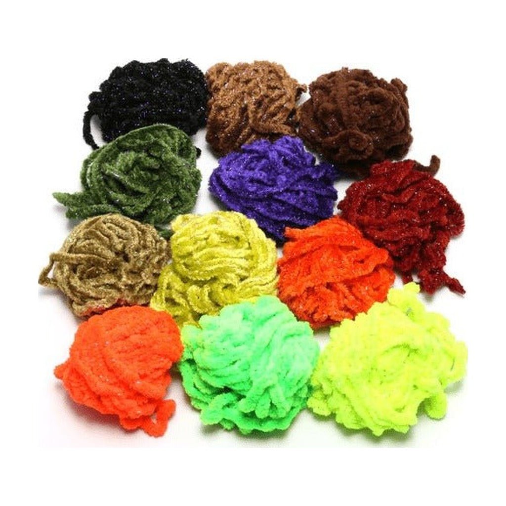 Woolly Bugger Tinsel Core UV Rayon Chenille - Chenille - Fly Fish Food