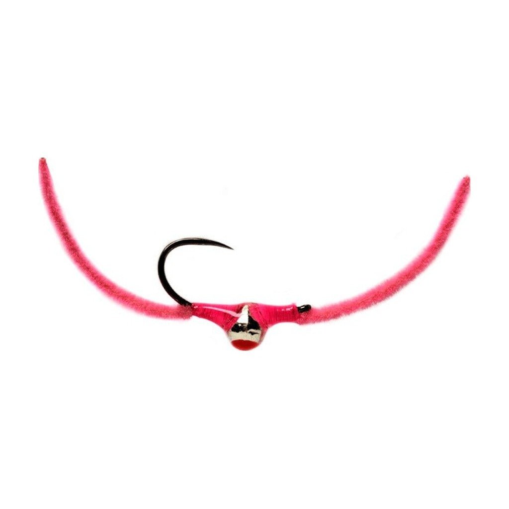 Croston's Chenille Worm Soft Pink Barbless - Flies - Fly Fish Food