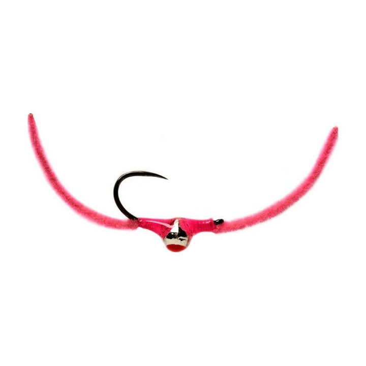 Croston's Chenille Worm Soft Pink Barbless - Flies - Fly Fish Food