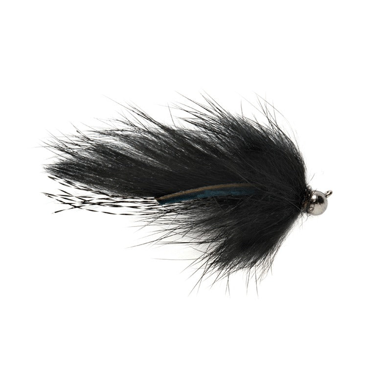 Tactical Jig Zonker Black Barbless - Flies - Fly Fish Food