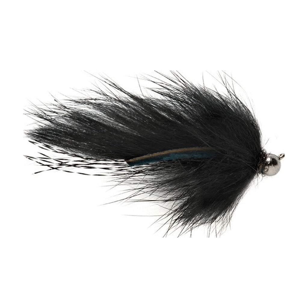 Tactical Jig Zonker Black Barbless - Flies - Fly Fish Food