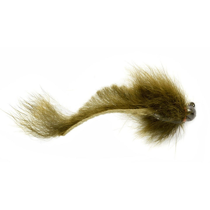 Croston's Micro Rabbit Sculpin Olive Barbless - Flies - Fly Fish Food