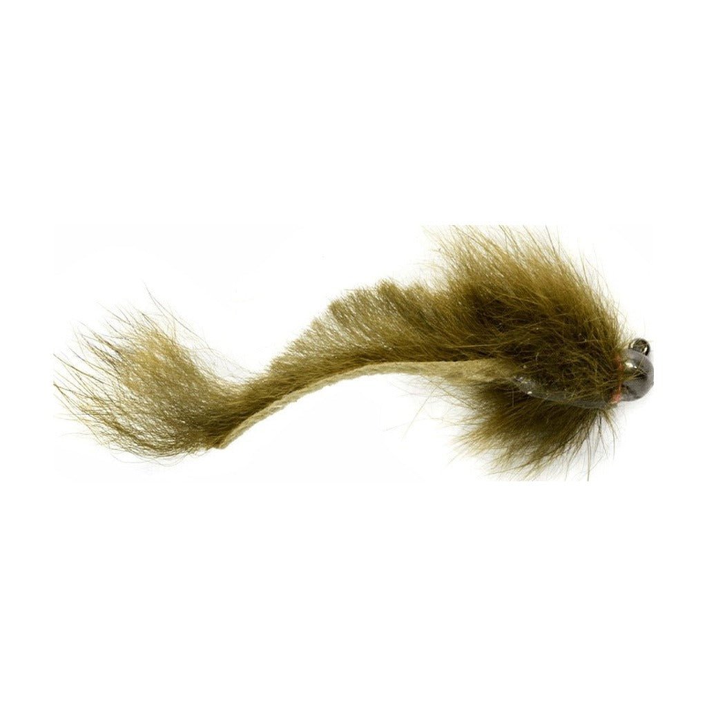 Croston's Micro Rabbit Sculpin Olive Barbless - Flies - Fly Fish Food