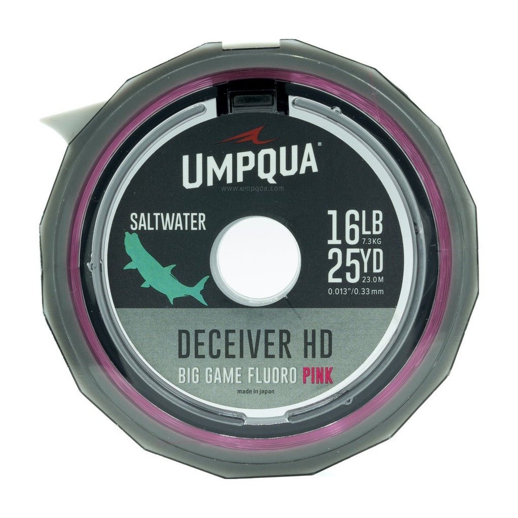 Umpqua - Deceiver HD Big Game Fluorocarbon Tippet - Pink - Tippet, Leader & Accessories - Fly Fish Food