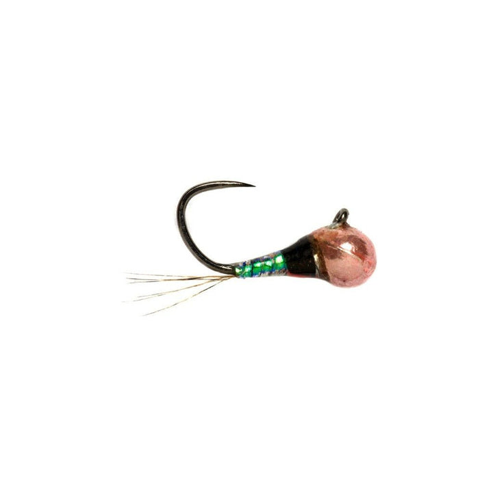 Croston's FMJ Micro Perdigon Pink Widow Barbless - Flies - Fly Fish Food