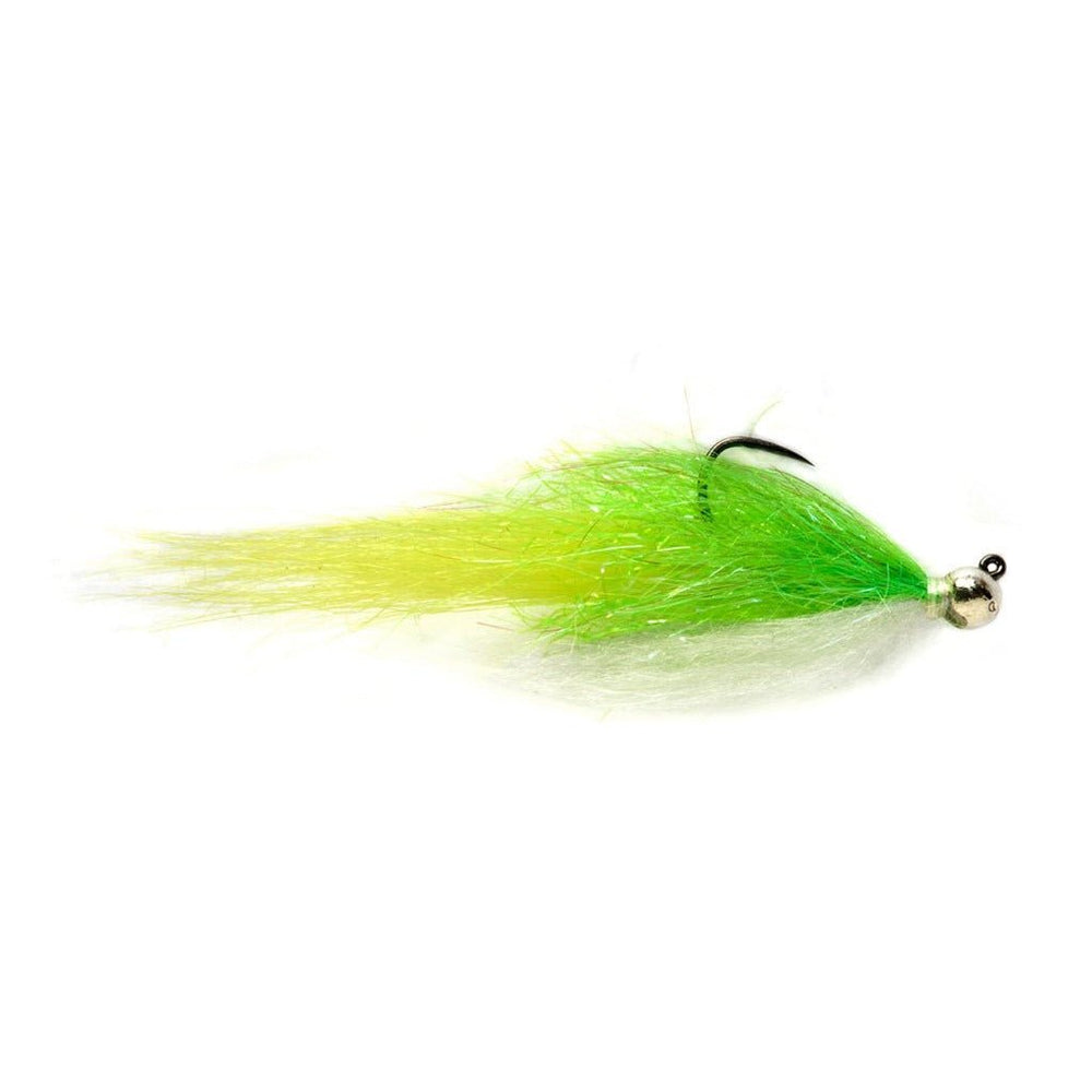 GD Spark Plug - Chartreuse/White Size 2 - Flies - Fly Fish Food