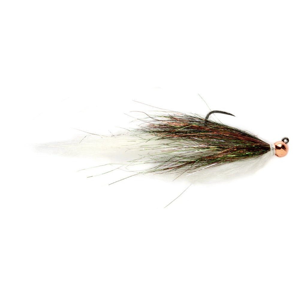 GD Spark Plug - Olive/White Size 2 - Flies - Fly Fish Food