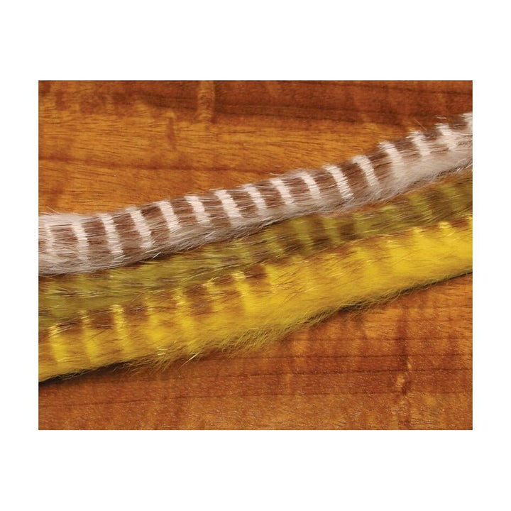 Brown Barred Rabbit Strips - Hair & Fur - Fly Fish Food