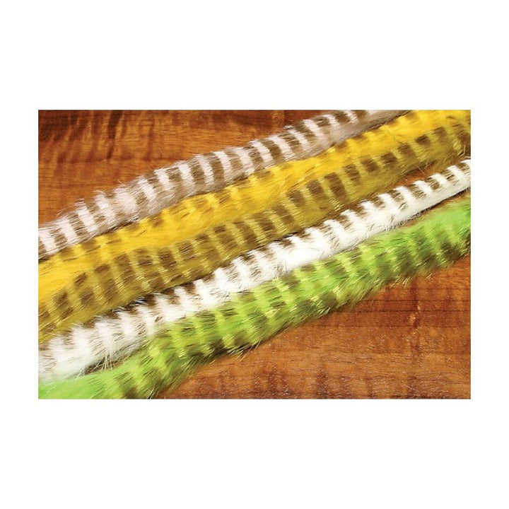 Olive Barred Rabbit Strips - Hair & Fur - Fly Fish Food