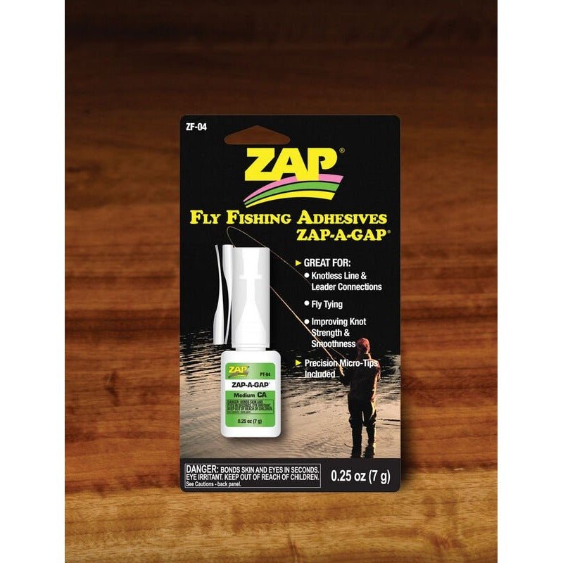 Fly Tyer's Zap - a - Gap Glue - UV Resin & Adhesives - Fly Fish Food
