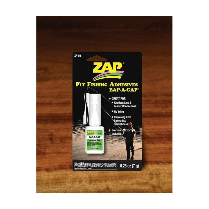 Fly Tyer's Zap - a - Gap Glue - UV Resin & Adhesives - Fly Fish Food