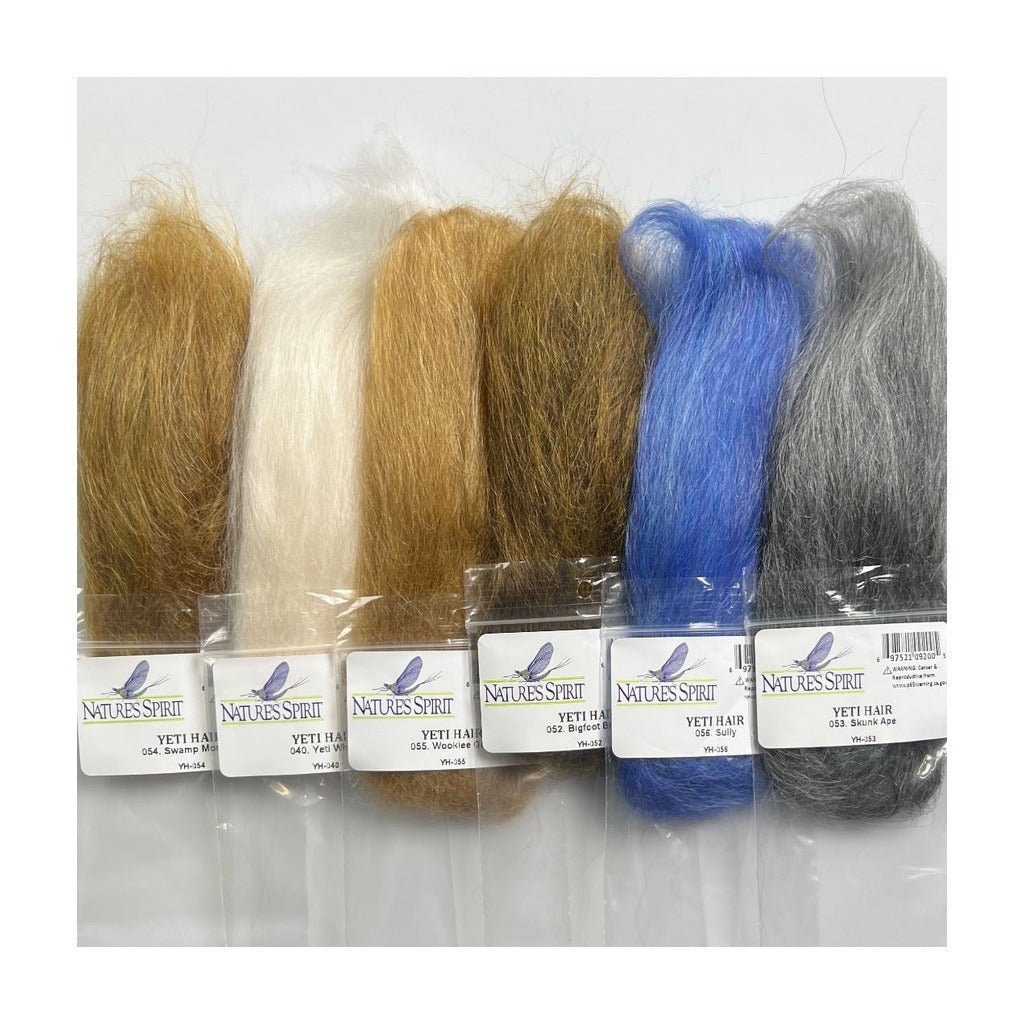 Yeti Hair - Synthetic Fibers & Flash - Fly Fish Food