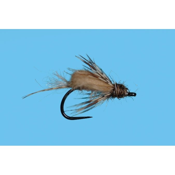 Harrop's CDC Bubble Back Caddis - Tan - Flies - Fly Fish Food