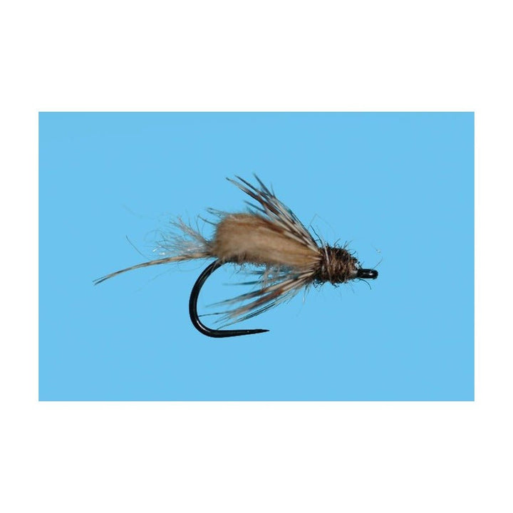 Harrop's CDC Bubble Back Caddis - Tan - Flies - Fly Fish Food