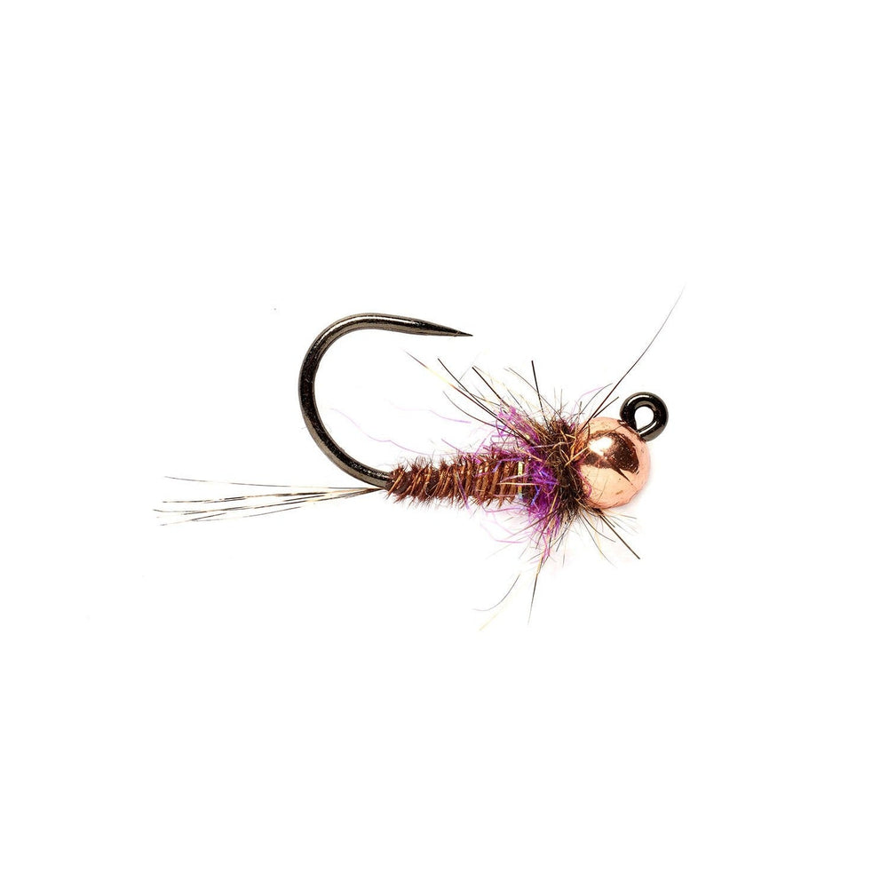 Hot Spot Pheasant Tail Jig B/L - Purple - Flies - Fly Fish Food