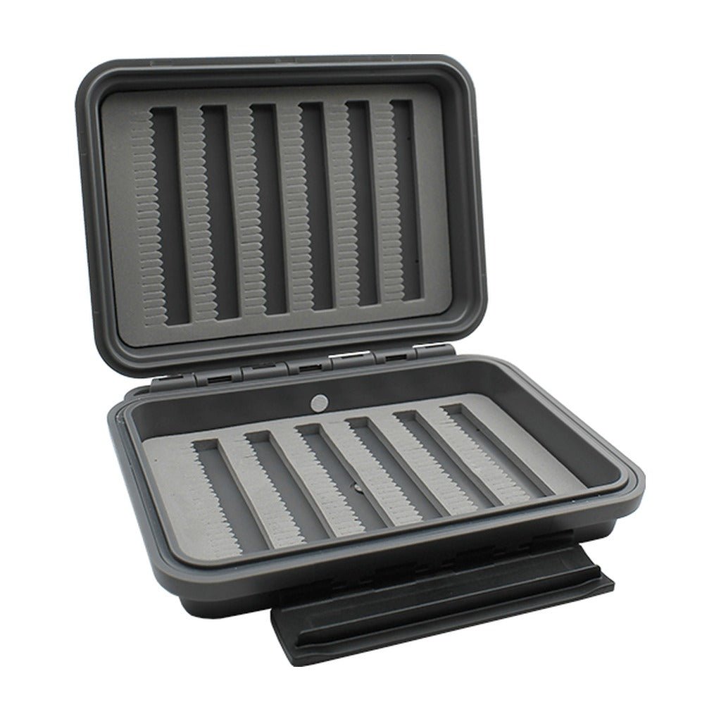 MFC Plan D Pocket MAX Fly Box - Steel Gray - Trout/Bonefish - Fly Boxes - Fly Fish Food