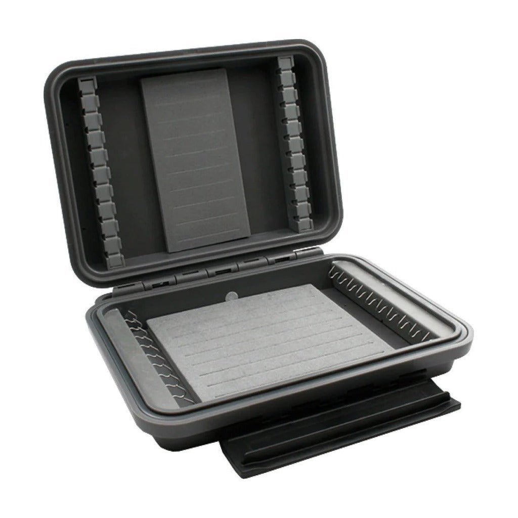 MFC Plan D Pocket MAX Fly Box - Steel Gray - 50/50 - Fly Boxes - Fly Fish Food