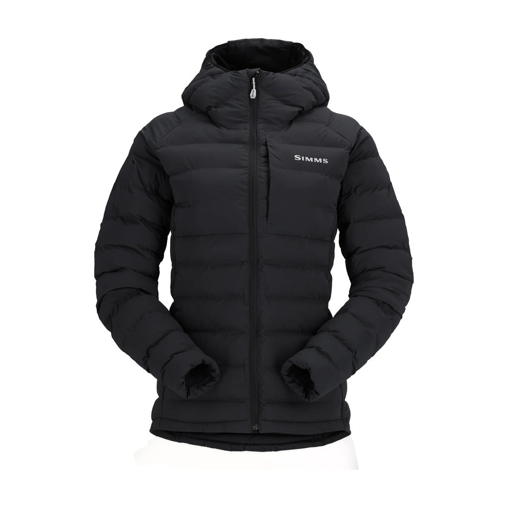 Simms Women's ExStream Insulated Hoody - Black - Apparel - Fly Fish Food