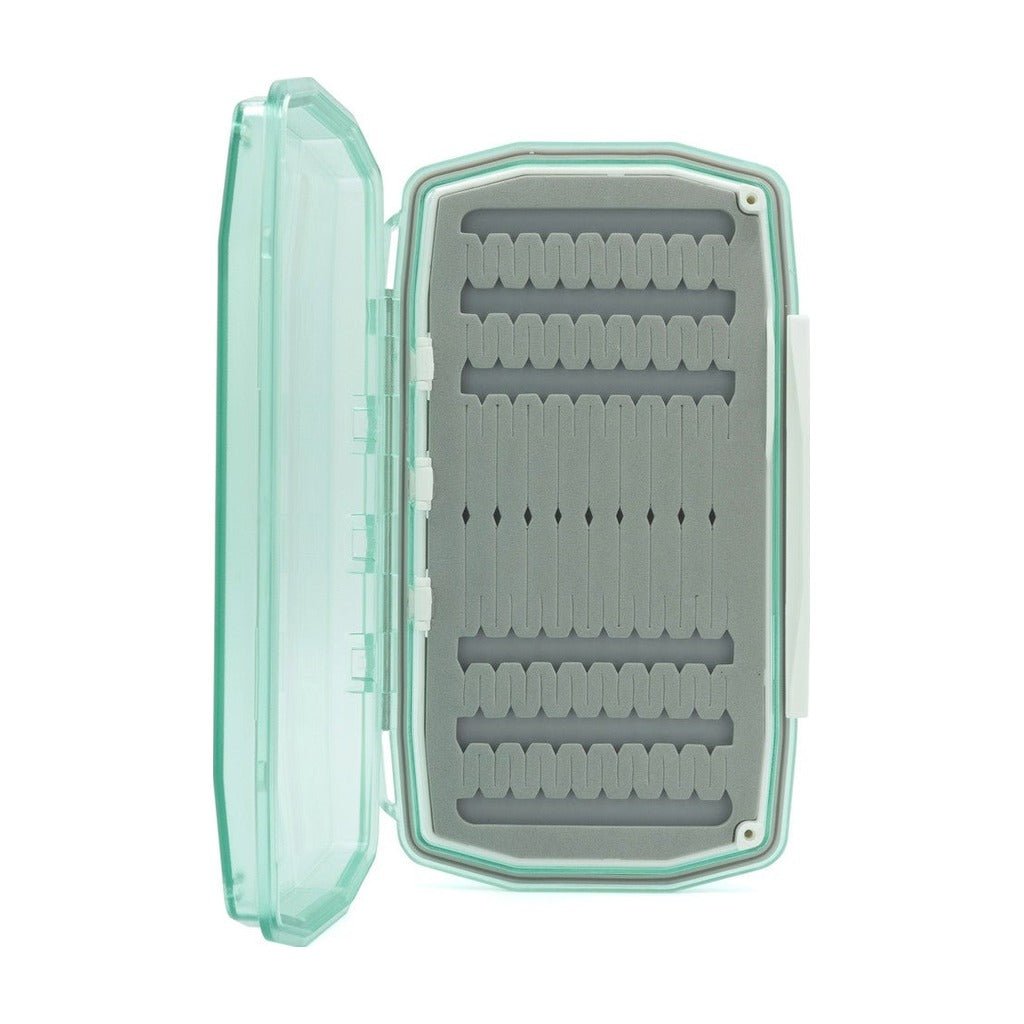 Umpqua - UPG Foam Waterproof Flats - Large - Aqua - Fly Boxes - Fly Fish Food