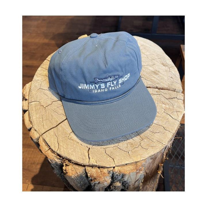 Jimmy's Fly Shop Hat - Embroided Trout - Blue - Apparel - Fly Fish Food