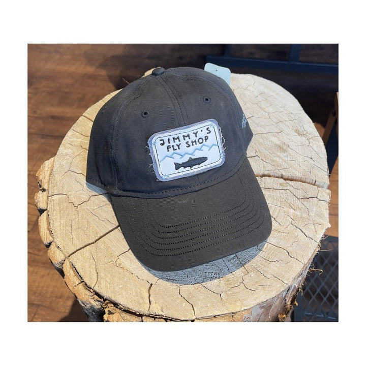 Jimmy's Fly Shop Hat - Jimmy Patch - Black - Apparel - Fly Fish Food