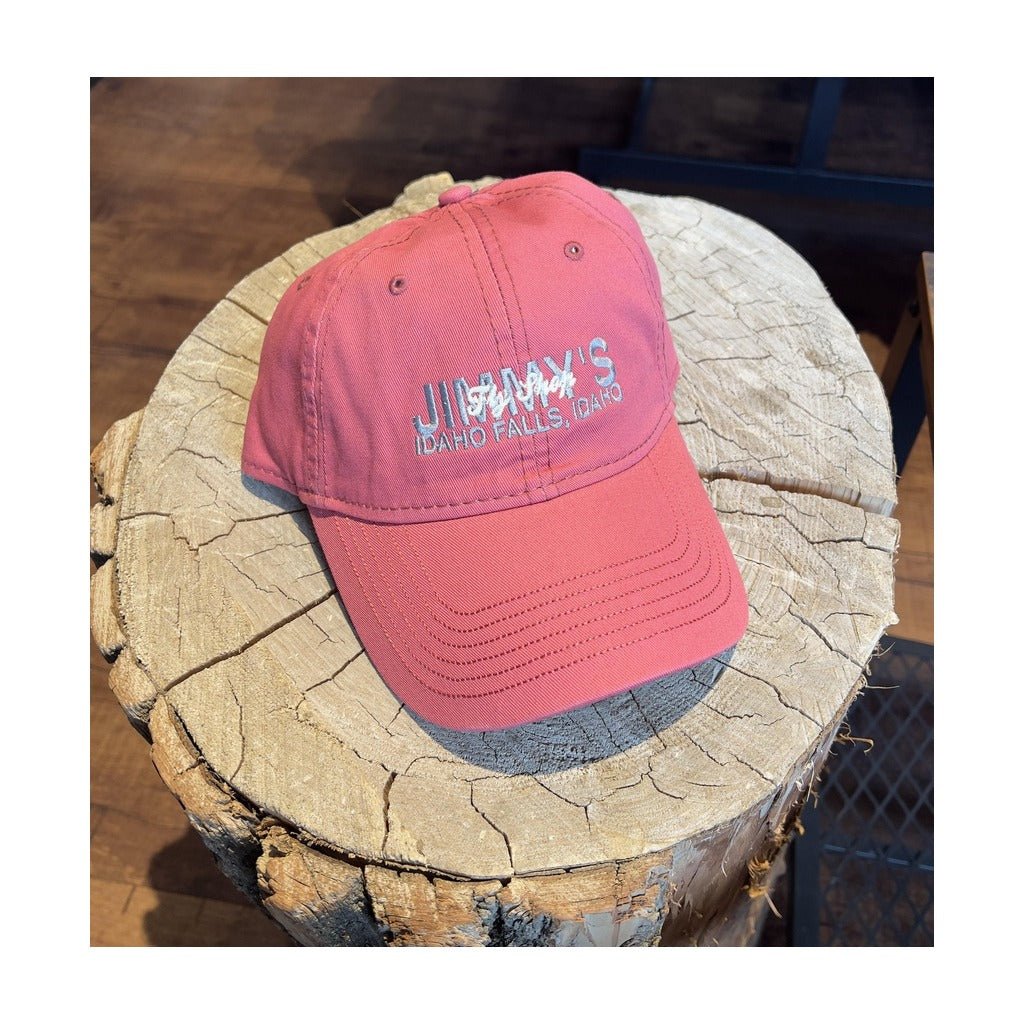 Jimmy's Fly Shop Hat - Embroided Jimmy - Pink - Apparel - Fly Fish Food