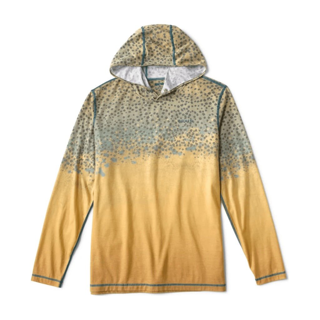 Orvis - Men's Dri - release Pullover Hoodie - Brown Trout - Apparel - Fly Fish Food