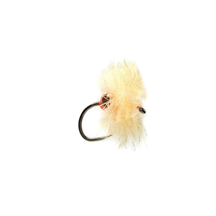 Olsen's Tungsten Taco Egg Fl. Peach Barbless - Flies - Fly Fish Food