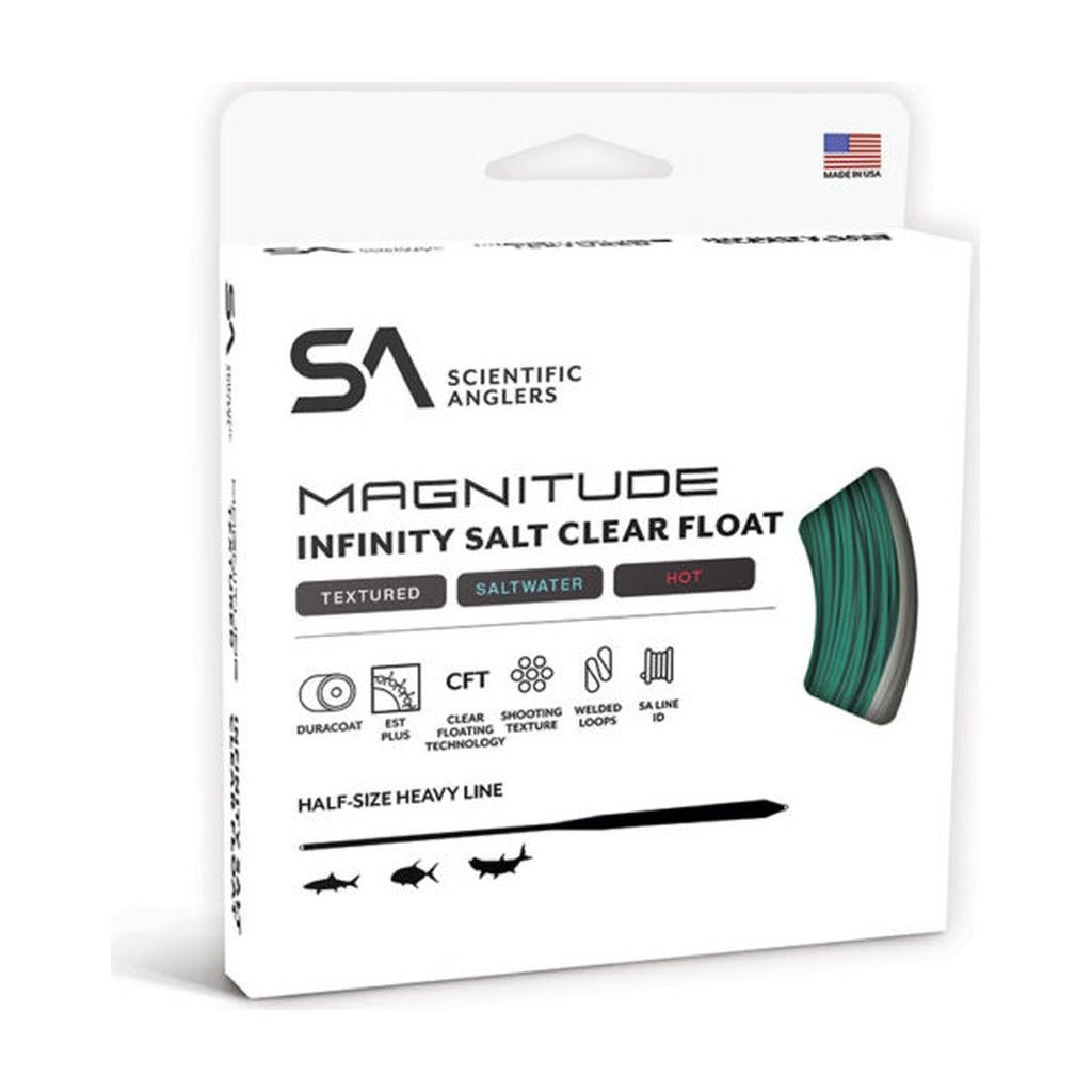Scientific Anglers - Magnitude Infinity Salt Clear Float Fly Line - Textured - Fly Lines - Fly Fish Food