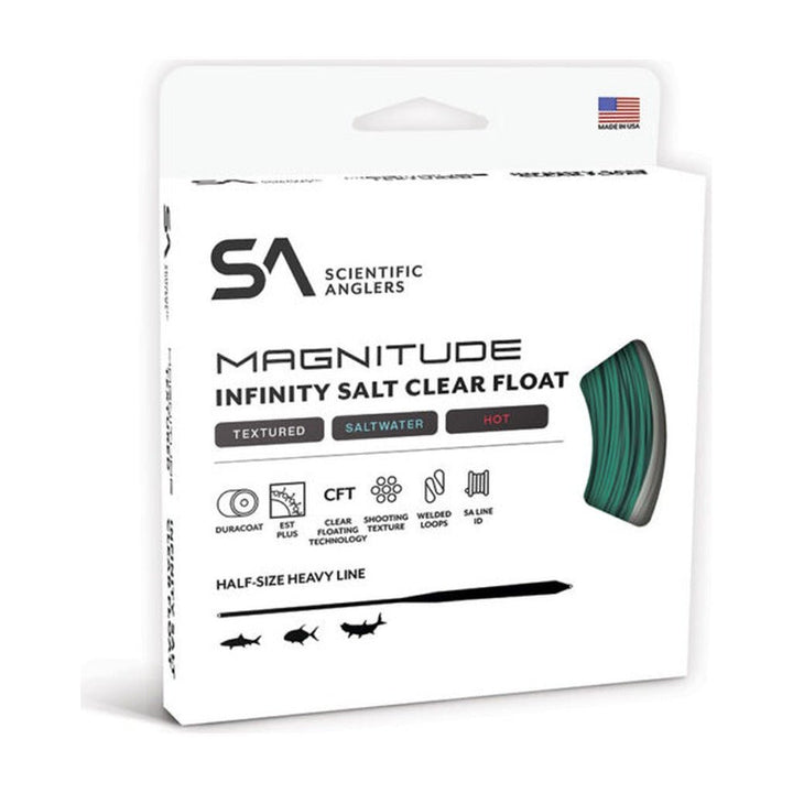 Scientific Anglers - Magnitude Infinity Salt Clear Float Fly Line - Textured - Fly Lines - Fly Fish Food