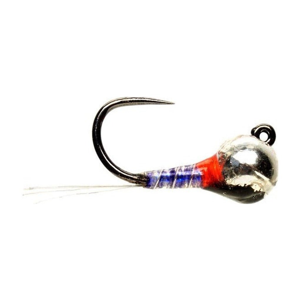 Olsen's Diabaetis Perdigon - Dark Violet & Silver Bead - Barbless - Flies - Fly Fish Food