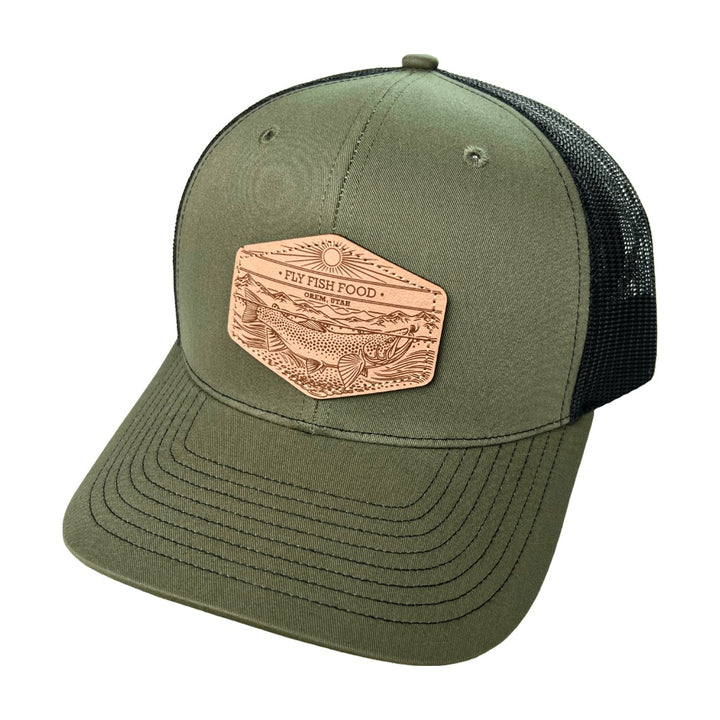 Fly Fish Food Orem, UT & Casey Underwood Hat - Olive - Hats - Fly Fish Food