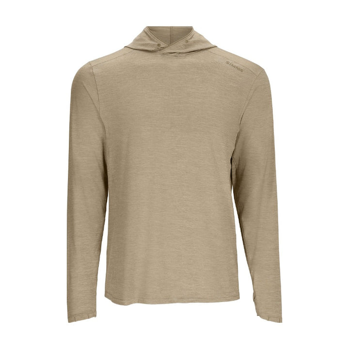 Simms M's SolarFlex Cooling Hoody - Stone - Apparel - Fly Fish Food