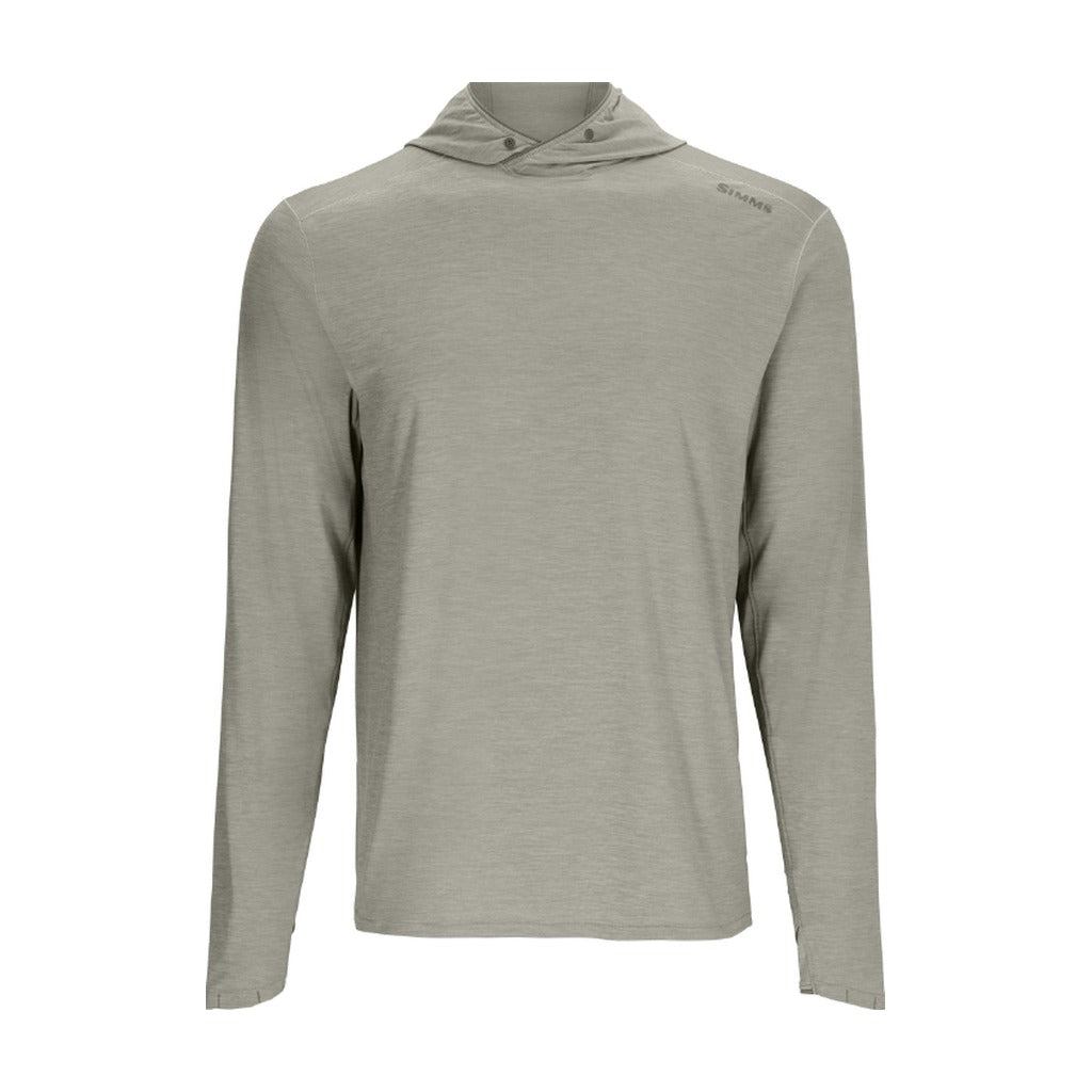 Simms M's SolarFlex Cooling Hoody - Cinder - Apparel - Fly Fish Food