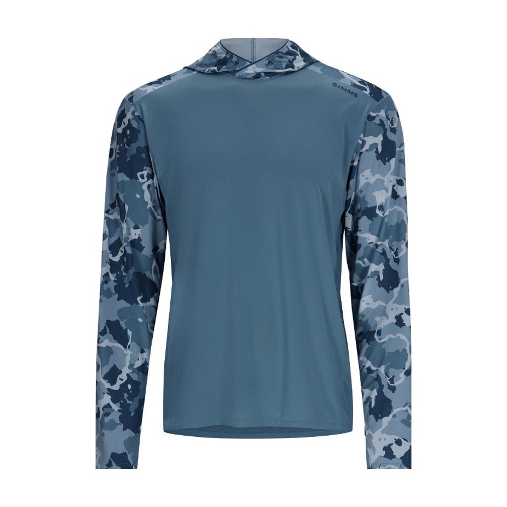 Simms M's Bugstopper SolarFlex Hoody - Neptune/Regiment Camo Neptune - Apparel - Fly Fish Food