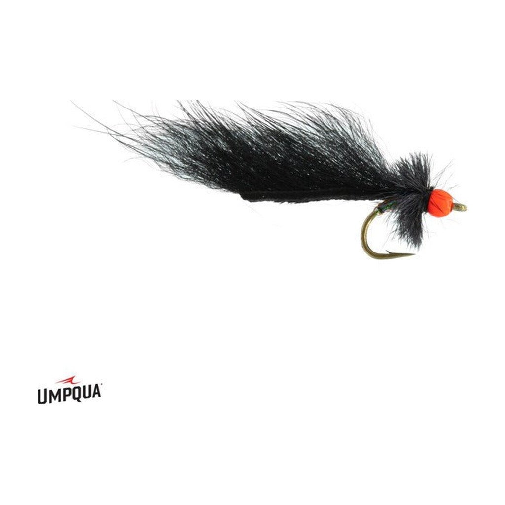 Hot Head Mini Jig Leech - Black - Flies - Fly Fish Food