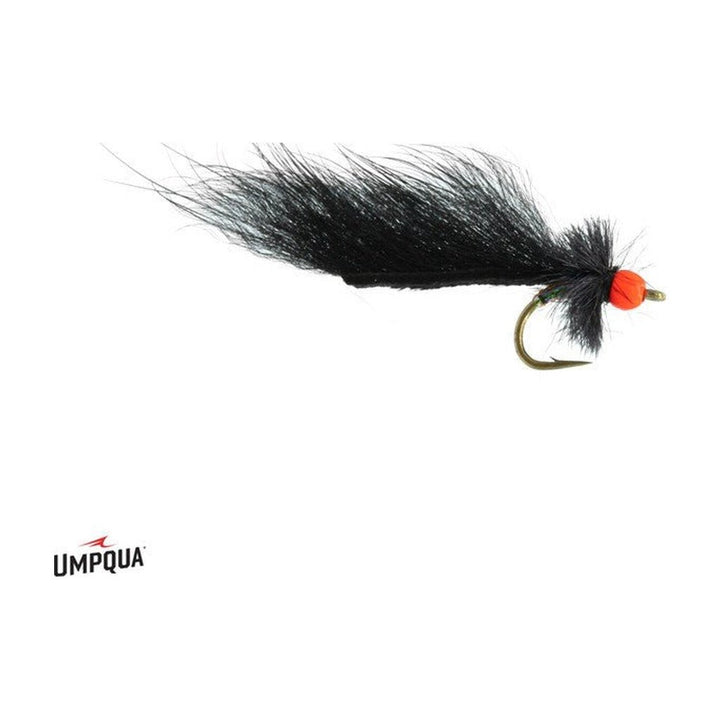 Hot Head Mini Jig Leech - Black - Flies - Fly Fish Food
