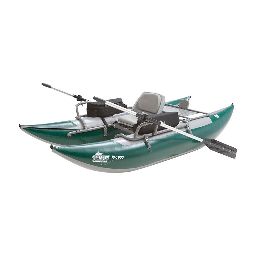 PAC 900 - Pontoon Boat - Green/Gray - Float Tubes & Accessories - Fly Fish Food
