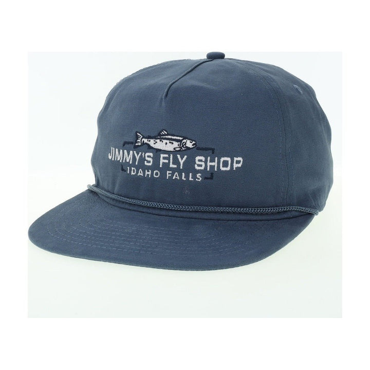 Fly Fish Food Jimmy's Logo Rope Hat - Slate Blue - Hats - Fly Fish Food